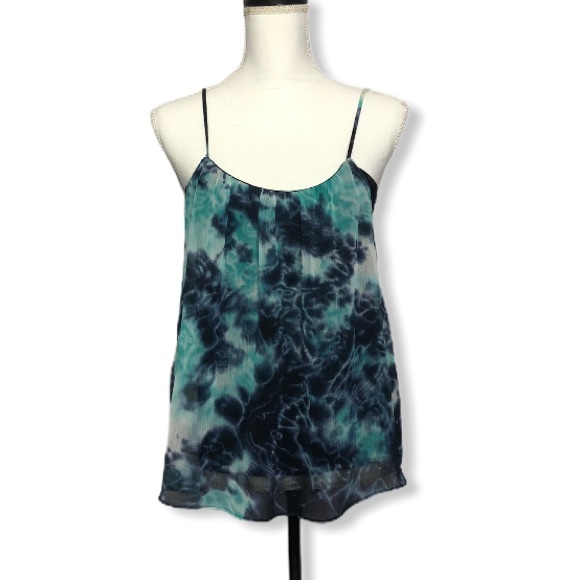 Aqua Vintage Navy & Turquoise Floral Tank - Picture 11 of 14